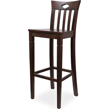 Barová židle IBA Dřevěná barová židle Normandie Varianta: Černá