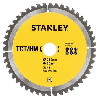 Pilový kotouč Stanley kotouč TCT/HM příčné řezy O 210 x 30 mm, 48 zubů