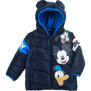 Chlapecká bunda Bunda s oušky Disney Mickey Mouse - tmavě modrá Velikost: 86