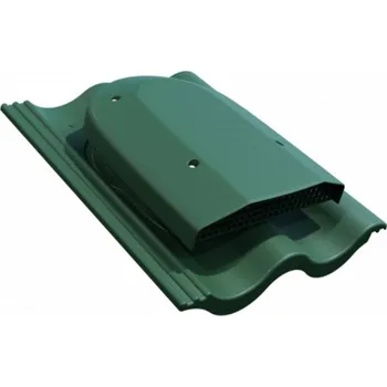 větrací profil Eurovent VENTOS X FLAT C Barva: 6020 - zelená