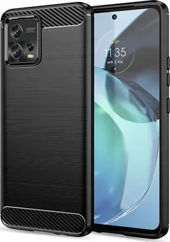 Pouzdro na mobilní telefon Tech Protect Tpucarbon pro Motorola Moto G72 černé