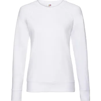 Dámská mikina Fruit of the Loom Dámský svetr 62-146-0 White XS