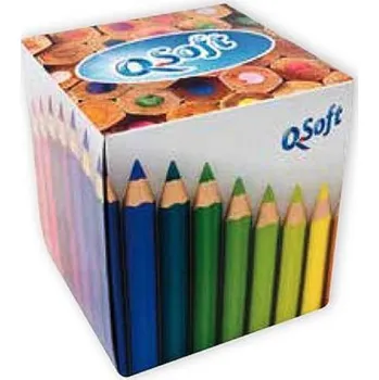 Papírový kapesník Q SOFT Papírové kapesníky 3-vrstvé Color 60 ks