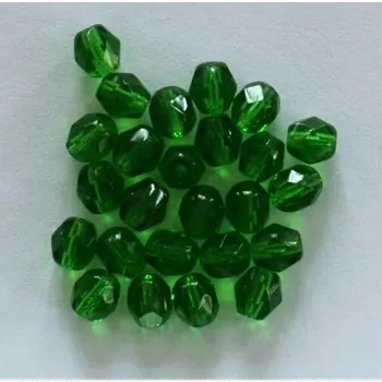 Dětské navlékací korálky Korálky broušené/ohňovky - zelená > Ø12mm (8 kusů)