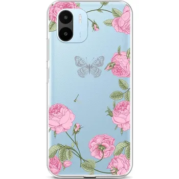 Pouzdro na mobilní telefon Kryt Xiaomi Redmi A1 Pivoňky (obal neboli pouzdro na Xiaomi Redmi A1)