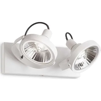 Nástěnné svítidlo Ideal Lux Stropní svítidlo GLIM PL2 BIANCO