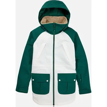 BURTON bunda - Womens Prowess Jacket Botanical Garden Stout White (304)