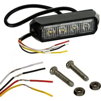 Maják 4 Led R65 R10 Oranžový Maják TRUCK LED 59119