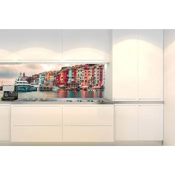 Fototapeta DIMEX | Fototapeta do kuchyně Portovenere KI-180-118 | 180 x 60 cm | vícebarevná + Samolepicí fototapeta za kuchyňskou linku DIMEX Portovenere v šíři 180 cm