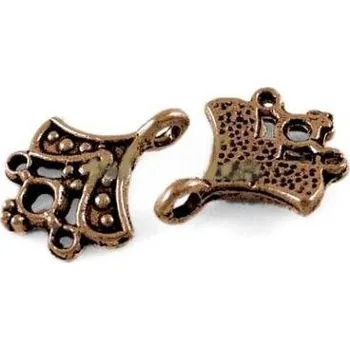 Korálek Koncovka - řadič - měď 18x14mm (2 kusy)