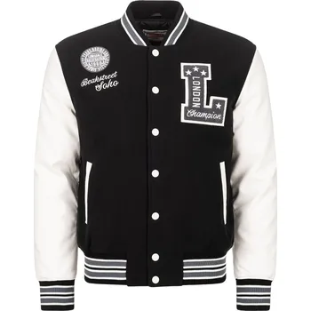Pánská bombera Lonsdale Mid-season Lonsdale černá | bílá 2004133