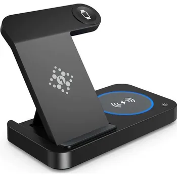 Ostatní příslušenství k chytrým hodinkám Nabíjecí stojánek pro zařízení Samsung 15W 4v1 - Černý