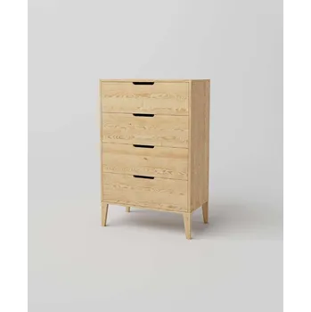 Komoda Komoda z masivu RETRO Hugo na nožičkách Barevné provedení: Ořech tmavý