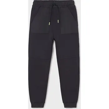 Chlapecké kalhoty Mayoral Teplákové teplé kalhoty 7578 šedé Rozměr: 166 (16 let)