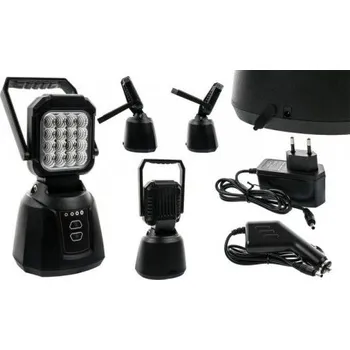Pracovní světlo Nabíjecí Pracovní Světlo 16 Led Přenosná S Magnetem, Držákem, Nabíječkou 12v, 250v MZR 48073