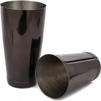 Shaker Boston SET Tin on Tin černý 840 + 540 ml