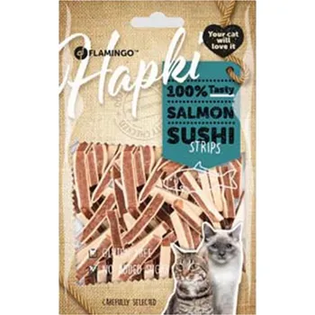Pro kočku FLAMINGO Hapki Cat Salmon Sushi Strips 85g