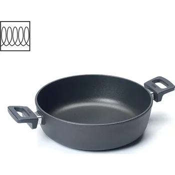 Nádobí Servírovací pánev Titanium Nowo 28 cm - WOLL (Titanová servírovací pánev na indukci 28 cm Titanium Nowo - WOLL)