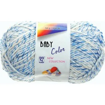 Příze Pletací příze BABY COLOR - bílá > 50 gramů (do vyprodání zásob)