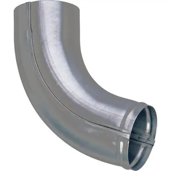 okap V koleno výtokové 80 mm / pozink letované