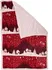 deka Jerry Fabrics Citara mikroplyšová deka s beránkem 140 x 200 cm červená/bílá