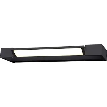 Nástěnné svítidlo LED Koupelnové nástěnné svítidlo Azzardo Dali 45 4000K black AZ2893 12W 1440lm 4000K IP44 45cm černé