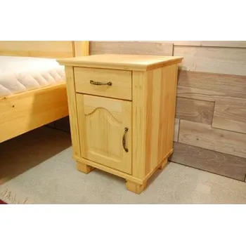 Noční stolek Noční stolek Stylový moření výběr povrchové úpravy OSMO - č. 3118 - Granit