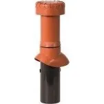 HPI venduct dlouhá odvětrávací roura 125 mm / červená pro průchodku KE0500