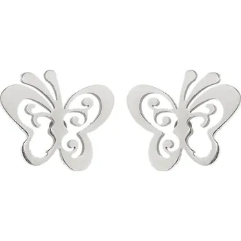 Souprava šperků Pusety motýlci chirurgická ocel čtyři barevné varianty - Povrchová úprava Bez galvanizace VL 327