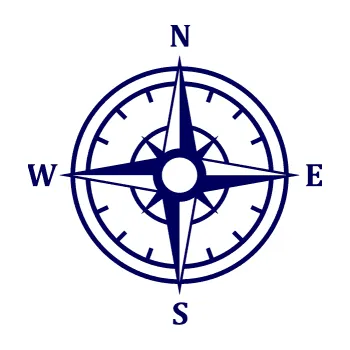 Samolepící dekorace SAMOLEPKA Kompas 004 (23 - tmavě modrá) NA AUTO, NÁLEPKA, FÓLIE, POLEP, TUNING, VLASTNÍ TEXT, TISK, AUTOSAMOLEPKY.cz, POLEPY, OBRÁZEK, LOGO, SAMOLEPKY