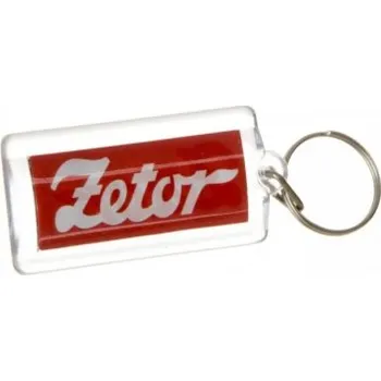 Plastový kroužek na klíče s logem Zetor MZR 52765