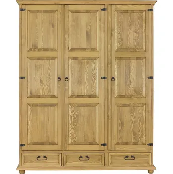 Šatní skříň Drewmax Voskovaná šatní skříň SF702/I z masivního dřeva pacyg