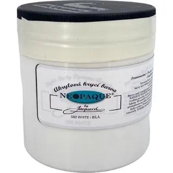 Vodová barva Jacquard Nemetalická krycí barva Neopaque 589 bílá (237ml)