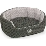 Nobby Seoli šedý oválný pelíšek 86x70x24cm