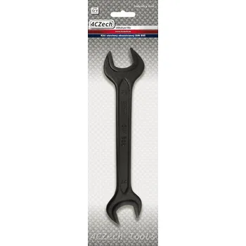 Klíč otevřený oboustranný 5,5 x 7 mm - černěný (DIN 895) - na závěsné kartě