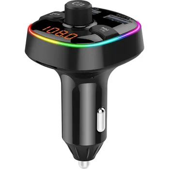 Auto Hi-Fi FM Transmiter BC52L + Autonabíječka - 2x USB - 2,4A - Bluetooth 5.0