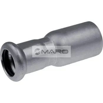 rozdělovač topení KAN-therm Inox Redukce nerezová lisovací pro pitnou vodu, topení I/A 18 x 15 mm, profil "M", 1609221003