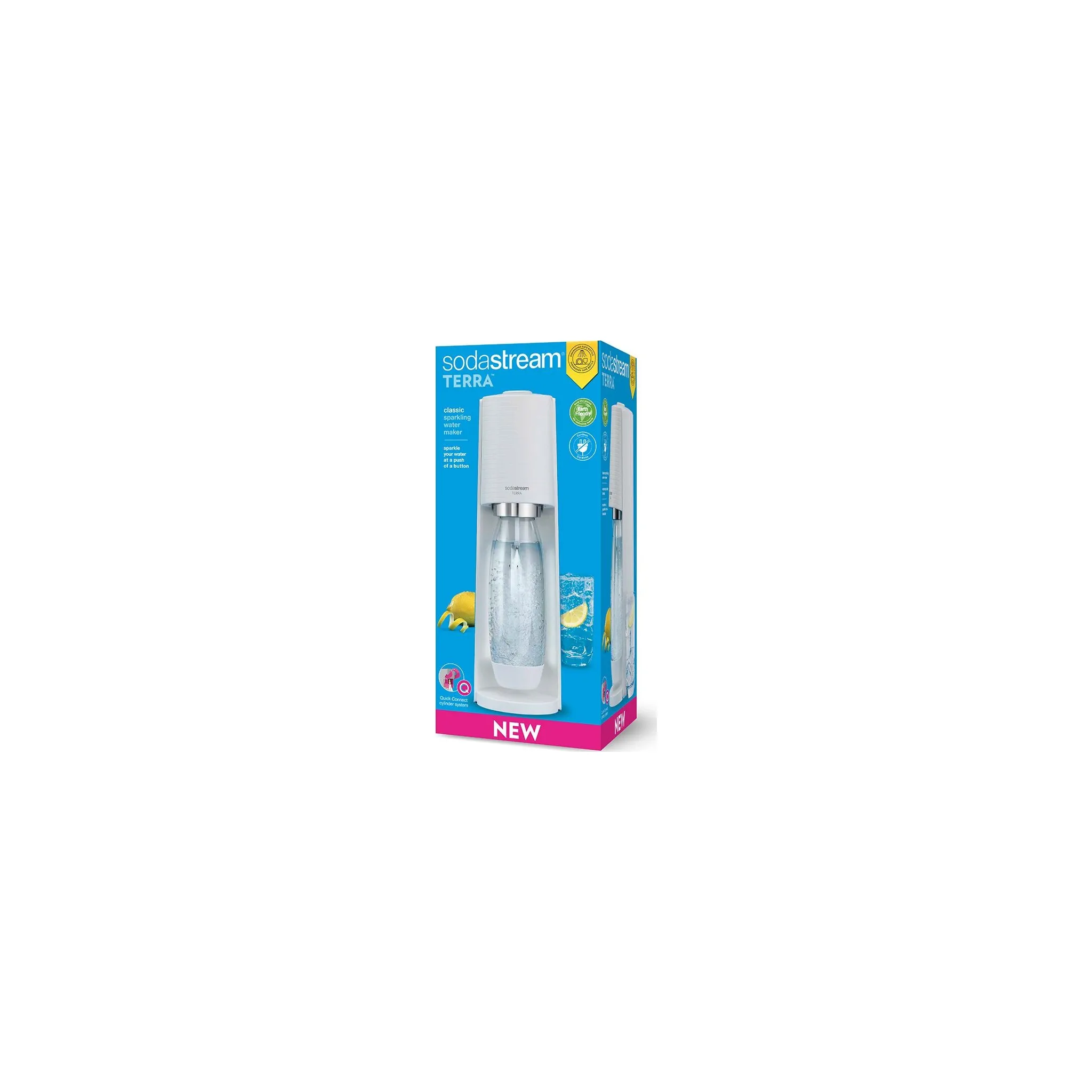 Fotografie 4 - Výrobník sody SodaStream Terra bílý + 1 lahev