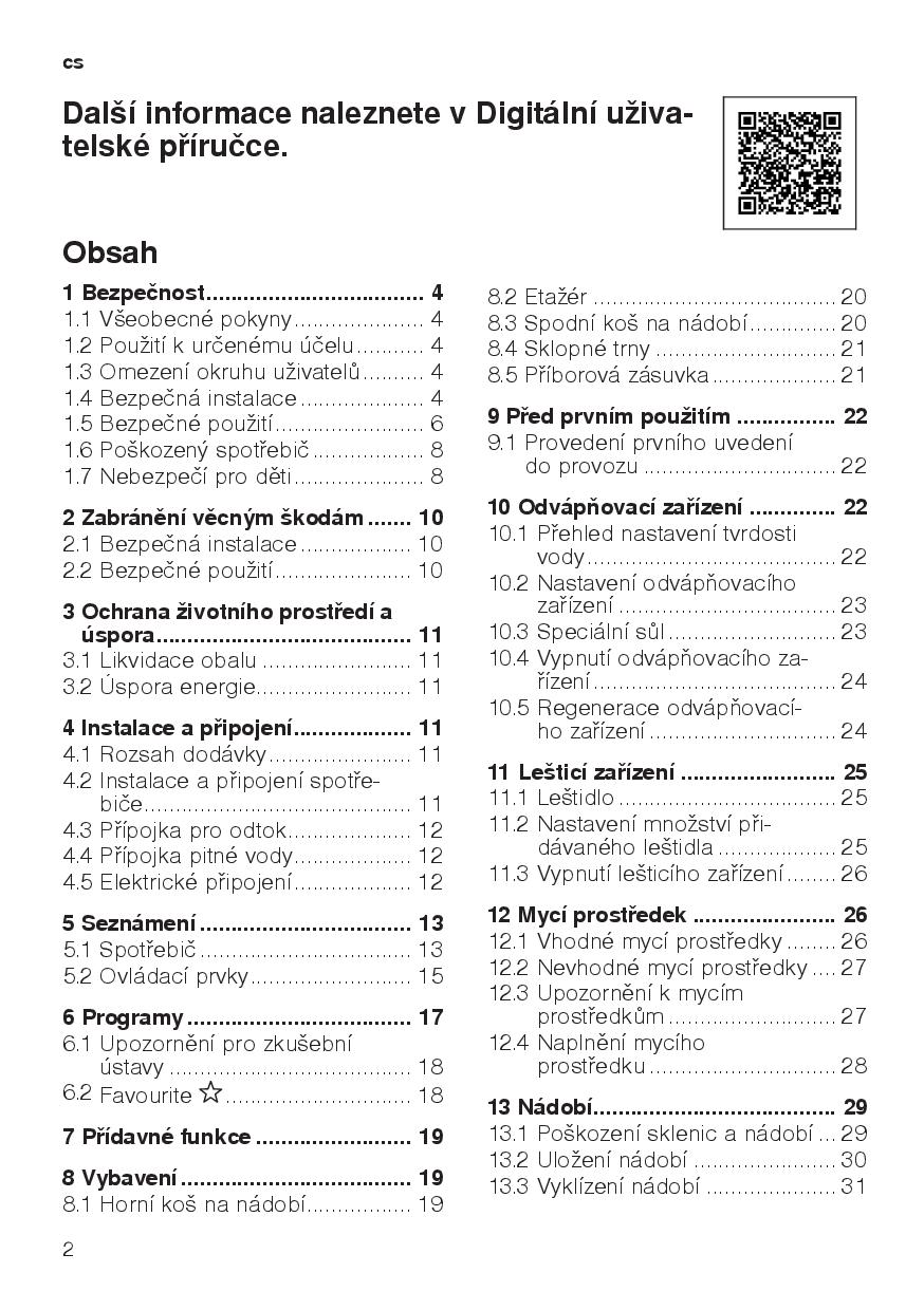 Návod K Obsluze BOSCH SMV2HVX22E - Zbozi.cz