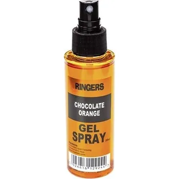 Návnadové aroma RINGERBAITS LTD Ringers - Chocolate Orange 100ml Gel Spray Čoko Pomeranč