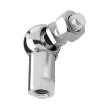 kloub úhlový CS8 M5 - pravý závit kloub úhlový s pružinkou, zinkovaný, pravý