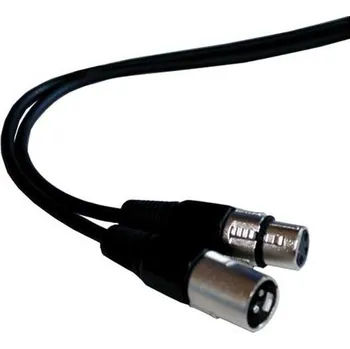 Příslušenství ke zvukové technice Kabel mikrofonní nebo DMX kabel XLR koncovka/XLR zásuvka 1,5m
