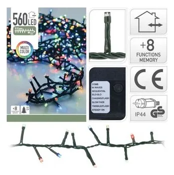 Vánoční dekorace Světla vánoční 560 LED žárovek barevná vnitřní i venkov