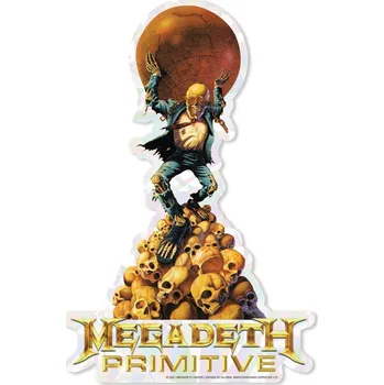 samolepka primitive Samolepka (megadeth) worldwide sticker multi