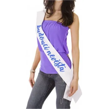 Svatební dekorace Rozlučková šerpa budoucí nevěsta