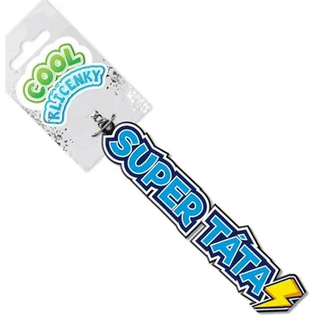 Nekupto Dárková klíčenka s věnováním Super táta