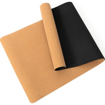 podložka na cvičení Korková podložka na jógu NATURAL