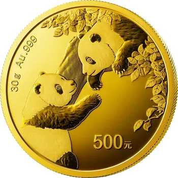 Čínská mincovna Zlatá mince Panda 2023 30 g
