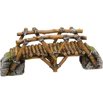 Dekorace do akvária Nobby akvarijní dekorace dřevěný most 25,8 x 8 x 10 cm