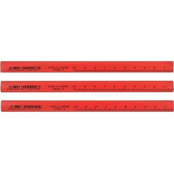 Grafitová tužka tužka tesařská 1536, KOH-I-NOOR 12 ks Varianta: tvrdost č.1